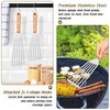HaWare Slotted Spatula, Stainless Steel Fish Spatula with Solid Wooden