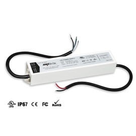60W LED Power Supply, 12V DC Output, 100-240V AC Input, IP67 Waterproof, UL/cUL Certified, CE, RoHS, Class 2