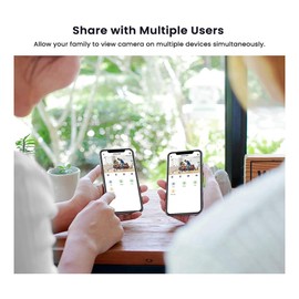 Byttlerom WiFi Camera 2K, Indoor Home Security Cameras for Baby/Older/Dog/Pet Camera with Phone App