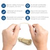 Joejis 120 Pack Bamboo Wooden Dowel Rods - Unfinished Natural