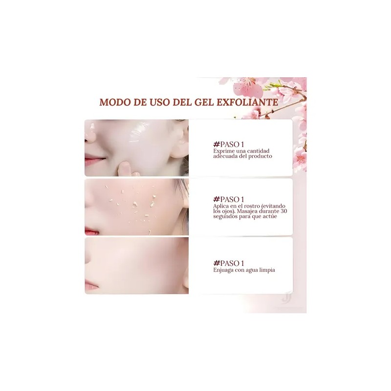 2pcs Purificante Exfoliante, Gel Exfoliante Avanzado 100ml