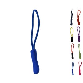 ROKEL Zipper Pulls, Zip Puller Replacement – 10 Pack Royal Blue, Durable Zip Tags Cord Pulls for Backpacks, Luggage, Jackets, Suitcases & Bags – Easy Fix Zip Repair Extension (Royal Blue, 10 Pack)