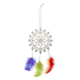 Ganz Crystal Acrylic Rainbow Dream Catcher 8in Ornament ACRY-513