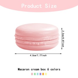 6 Pack Travel Bottles Pots,Travel Small Containers With Lids Pot Jars for Liquid Creams Lotion Travel Bottles Accessories