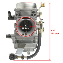 Caltric Brand New Carburetor for Kawasaki Bayou 300 KLF300C KLF 300C 4X4 1989-1995