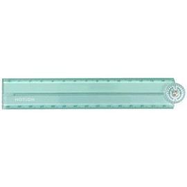 MOTion 209819 Slim Folding Ruler with Protractor, 11.8 inches (30 cm) New School