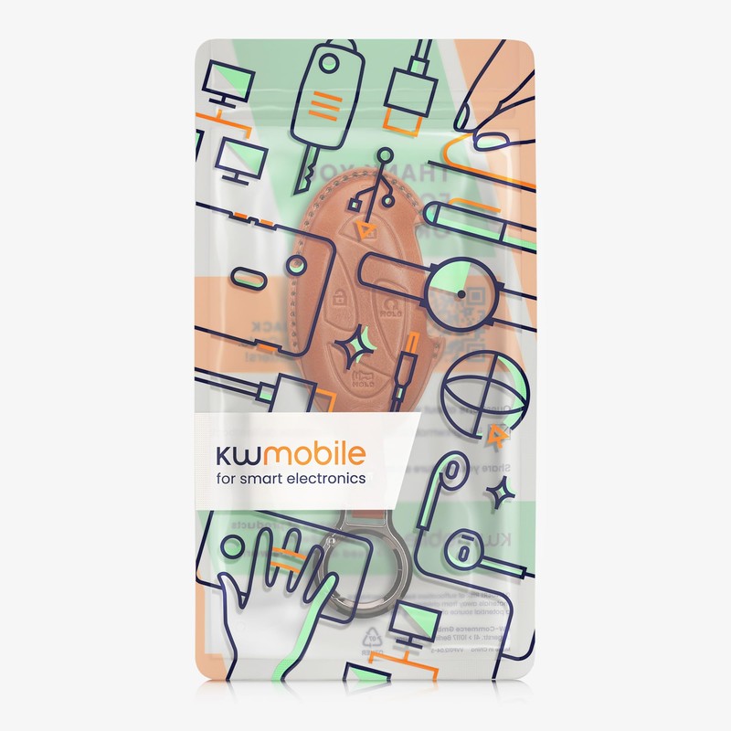 kwmobile Key Case for Hyundai 7-Button Ioniq 6 Grandeur GN7