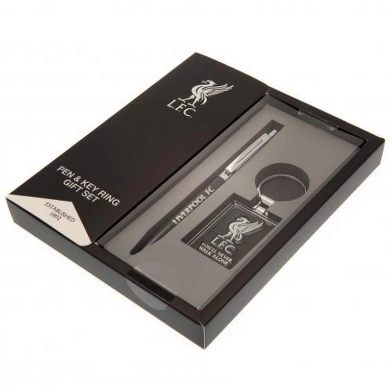 Liverpool Fc Collectors Gift Pack Pen & Keyring Set