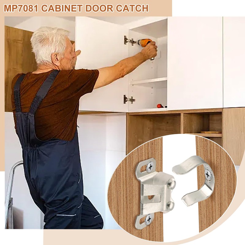 MP7081 RV and Mobile Home Cabinet Door Catch, Friction Roller