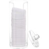 Tecbeauty Cotton Pad Holder Makeup Pads Cotton Swab Dispenser for