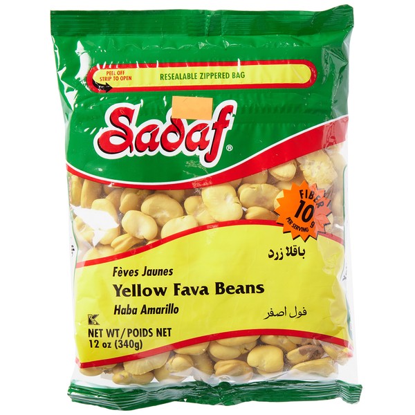 Sadaf Yellow Fava Beans - Baghala 12 Oz.