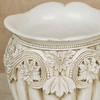 Touch of Class Flowering Medallion Wastebasket - Resin - Antique
