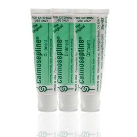 Calmoseptine Ointment. Soothing Menthol Relief for Skin Irritations. 20 gram Travel Size Tube, 3 Pack