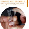 Blind Clips, 2 Inch Clear Valance Clips for Wood or