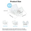 SVIANG 25 Packs 3 Pin 10mm LED Strip Connector -