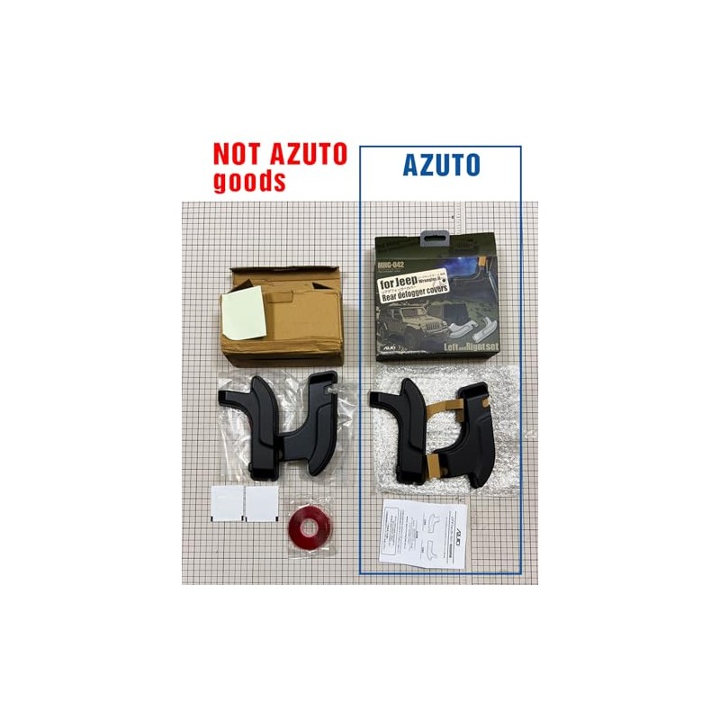 AZUTO Rear Defogger Cable Cover for Jeep Wrangler (JL) /