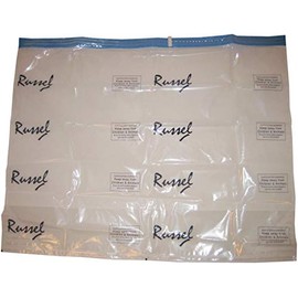 H & L Russel Ltd-Gusseted Vacuum Storage Bags, Set of 2, 100 X 80 X 32cm, Multicolour