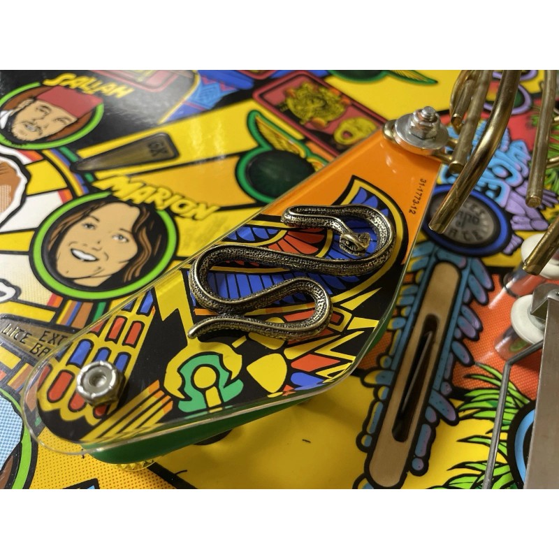 NEW!!! SOLID BRASS!! Indiana Jones Pinball Machine Snake Mod Version