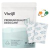 Vbeijll 5 Grams 50 Pack Color Coded Silica Gel Packets