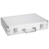 DAUERHAFT Watch Storage Box, 24 Grids Aluminum Alloy Suitcase Watch