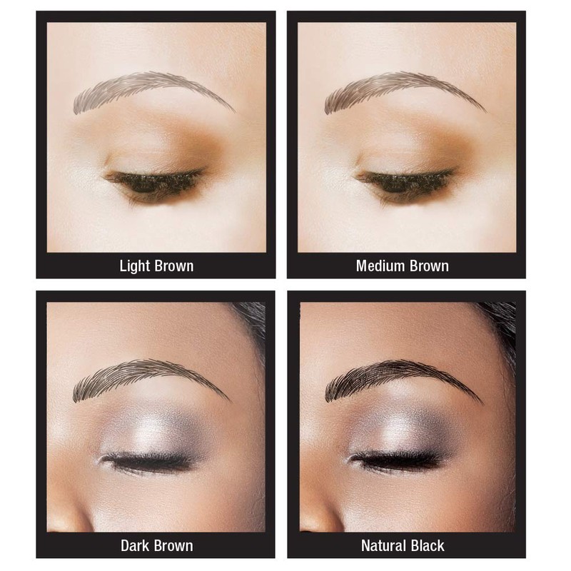 Godefroy MyBrows Long Lasting Eyebrow Transfers, Medium Arch, Medium Brown,