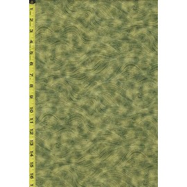 Tonal Blender Fabric - Kona Bay - in The Beginning - Color Wave Movement - by The Half Yard (Pine - 20)