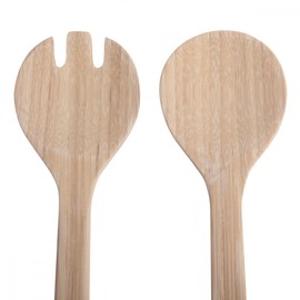 Present Time Bamboo Salad Servers S