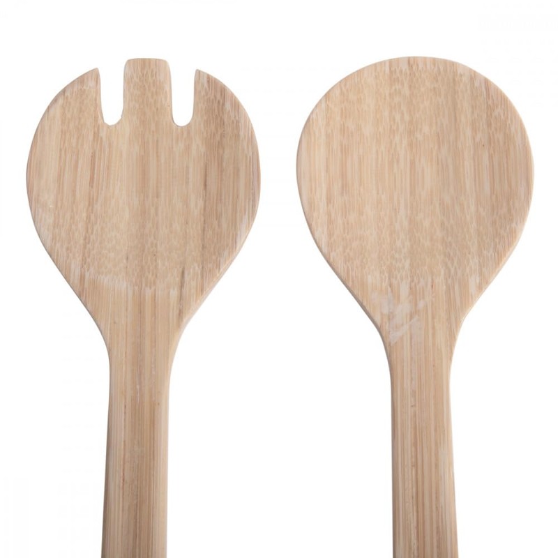 Present Time Bamboo Salad Servers S
