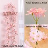 SCHIB Guirnaldas de Flores de Cerezo Artificiales, Aplicar para Decoración