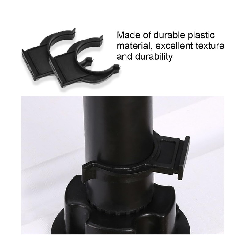 Pack of 20 Kitchen Skirting Board Clips, Kick Board Clips,