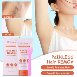 AMSNINK Depilatory Cream Intimate Area, 150 ml Gentle Hair Removal Cream for Men and Women - Fast-Acting Hair Removal Foam for Legs, Armpits, Intimate Area and Body Including Spatula