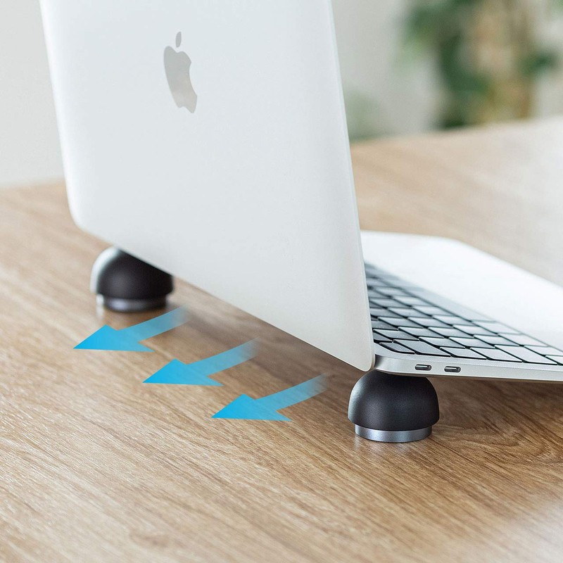 Sanwa Supply PDA-STN42BK Laptop Stand, Flat Stand, Compact Size, Perfect