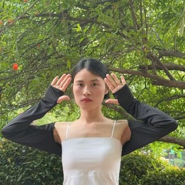 Ice Silk Integrated Shoulder Sleeve Arm Sleeves with Hand Cover for Golf Sun Protection Size/Gray [Ice Silk Golf Shawl] 15ea