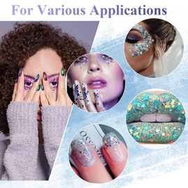 Fine Glitter Craft Glitter Powder Colourful Glitter Powder Glitter Powder for Crafts and Decorating Cards for Decoration Cards Paper Nail Art (Red)