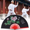 Akozon Bamboo Silk Fan for Tai Chi Martial Arts and
