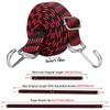 SupLetsico Adjustable Bungee Cords With Hooks, 4 Pack 2M Long