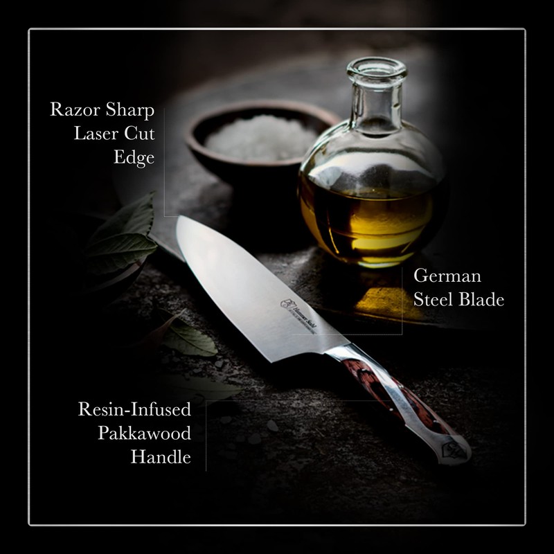 Hammer Stahl 6-Inch High Carbon Chef Knife | Versatile Cooking