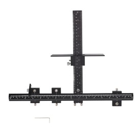 NDNCZDHC Cabinet Hardware Jig Aluminum Cabinet Handle Jig Accurate Measure Cabinet Drill Tool Cabinet Hardware Template for Handles Pulls