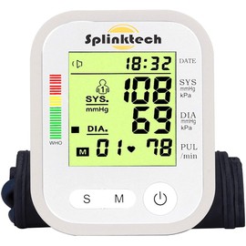 Luebel® Arm Blood Pressure Monitor | Digital Upper Arm Blood Pressure Machine | Large LED Display Automatic Blood Pressure Machine | 180 Reading Memories