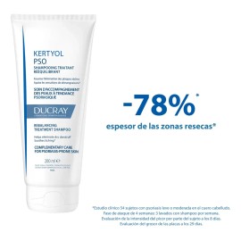 Shampoo Queratoreductor Ducray Kertyol P.S.O. 200 ml para Psoriasis y Descamación en Placas