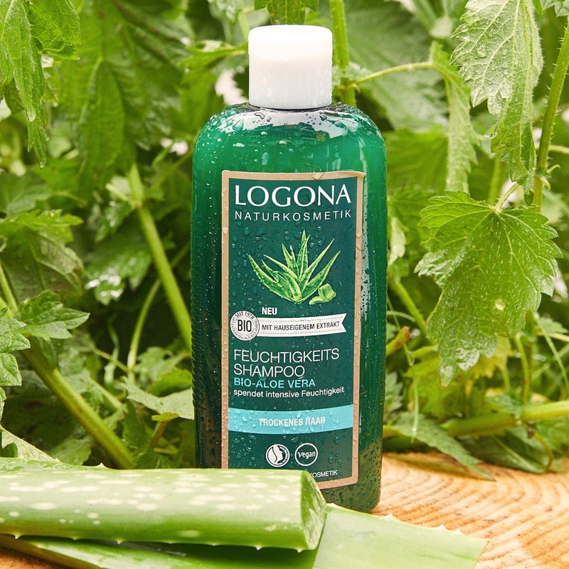 LOGONA Naturkosmetik Organic Aloe Vera Moisturising Shampoo