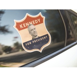 Robert F. Kennedy Jr. RFK for President 2024 Democrat Vintage Style Political Campaign Bumper Sticker - Pick Your Size - Matte Finish - Waterproof (5 inch)