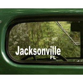 The Decal and Sticker Mafia 2 JACKSONVILLE DECALs Florida Sticker For Car Truck Bumper Window Rv 4x4 Laptops