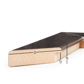 Frame USA 16x20 Picture Frame, Silver, Stainless Series, Wall Hanging Frame with High Clarity Plexiglass