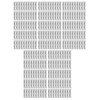 150PCS Eyebrow Stencil Ruler Clear Scale Transparent Eyebrow Shape Positioning