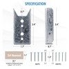 LukLoy 40 Pack 2x4 Brackets for Wood Rail, Fence Brackets