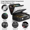 Fireproof Document Box, Hard Case Fireproof Box with Lock, Portable