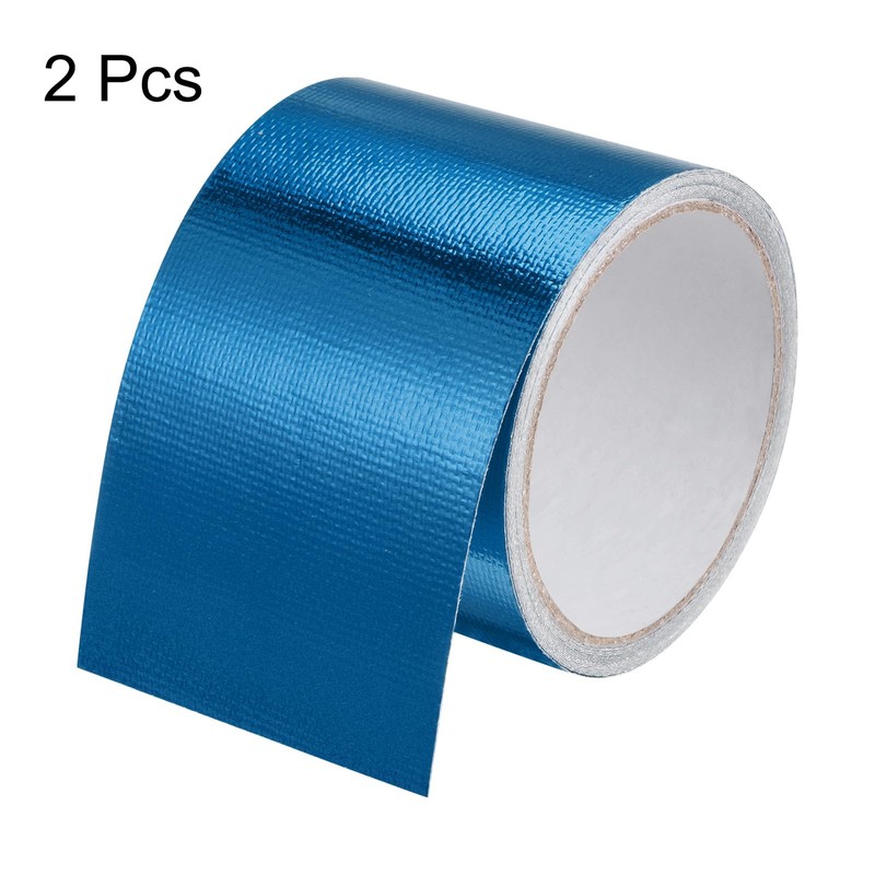 sourcing map 2pcs Tarpaulin Repair Tape 3.15" x 14.6ft Strong