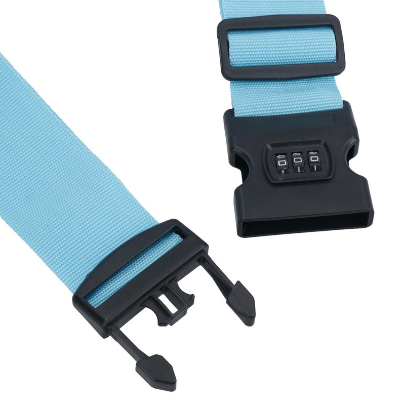 Adjustable Anti theft Combination Luggage Lock Strap Suitcase Baggage Secure