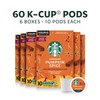 Starbucks K-Cup Coffee Pods, Pumpkin Spice Naturally Flavored Coffee for